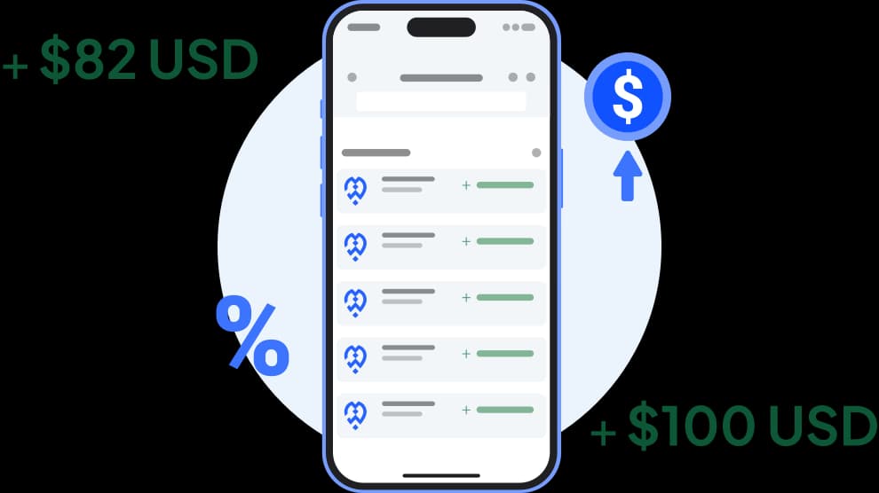 Affiliate commission banner